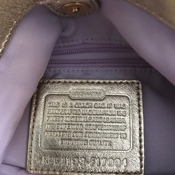 Coach Lynn Buckle Signature Hobo Shoulder Bag - Picture 6 of 8